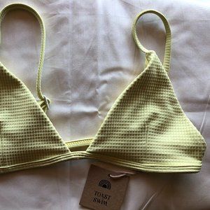 NWT Toast Swim Signature Triangle Top